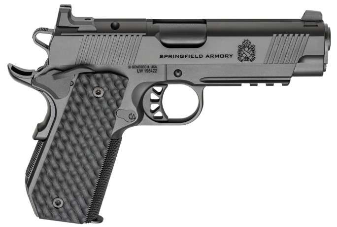 SPRINGFIELD ARMORY TRP AOS 1911 4.25" 45ACP W/ CARRY CUT & RAIL 2-8RD